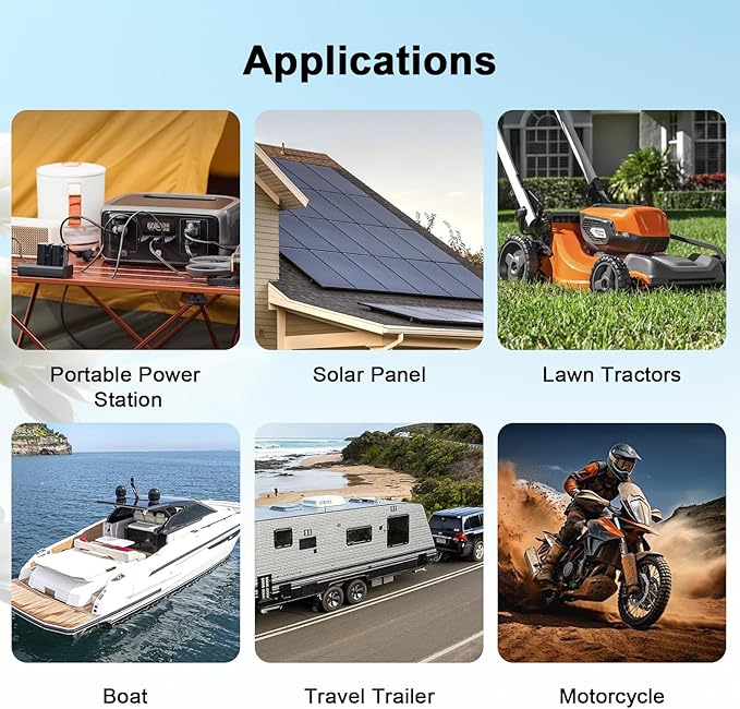 10AWG Solar Panel to SAE Adapter Cable 3FT SAE Plug Cable PV Solar Extension Wire with SAE Polarity Reverse Adapter for Car RV Caravan Solar Panel Battery Charger