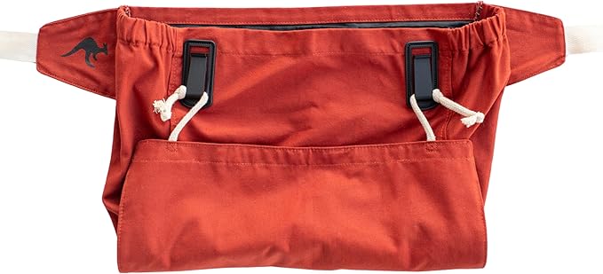 Roo Gardening Apron with Pockets for Women & Men - Canvas Garden Apron with Harvesting Pouch, Water-Resistant, Washable