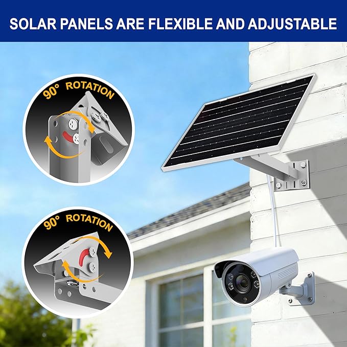 Eco-friendly 6W 5V Monocrystalline Solar Panel, Type-C Interface, IP66 Waterproof, 6.5-foot Cable, High Conversion Rate, Compatible with Various Electronic Devices