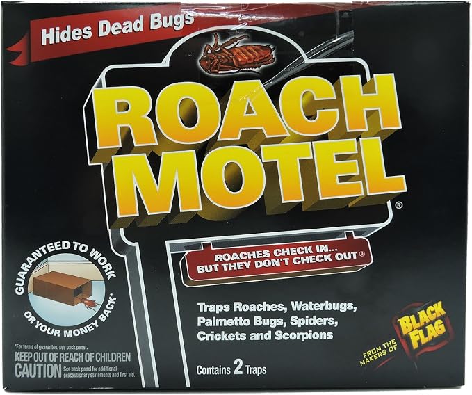 Black Flag TAT Roach Motel Traps, 2-count Packages (Pack of 6)
