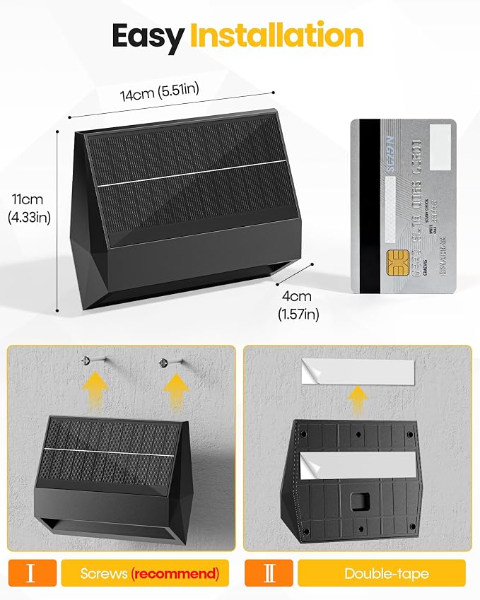 Bridika Solar Fence Lights with Remote, 12 Pack Bright 100 Lumen Fence Lights Solar Powered, 9 Colors&3 Modes, 1500 mAh Solar Wall Lights Outdoor IP65 Waterproof for Backyard, Deck, Patio, Garden