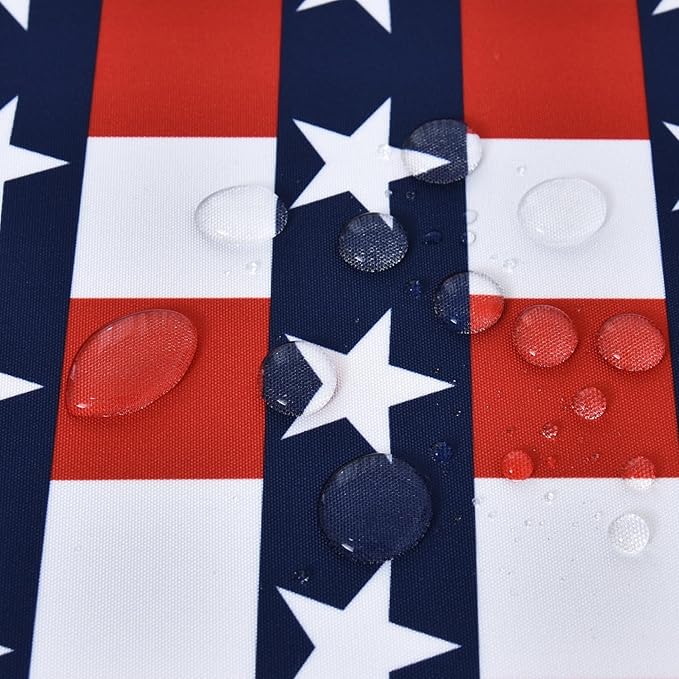 American Gingham Buffalo Tablecloth Fabric - Oblong 58x144 Inch Water Proof Patriotic Table Cloth for Indoor Outdoor - Table Cover for Birthday, Picnics, BBQs, and Parties