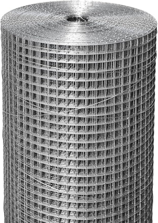 Hardware Cloth 1/4 in. 36in. x 100ft. Hot-dip Galvanized After Welding, 23 Gauge, Wire Fence Roll Chicken Wire Mesh Roll Garden Fencing