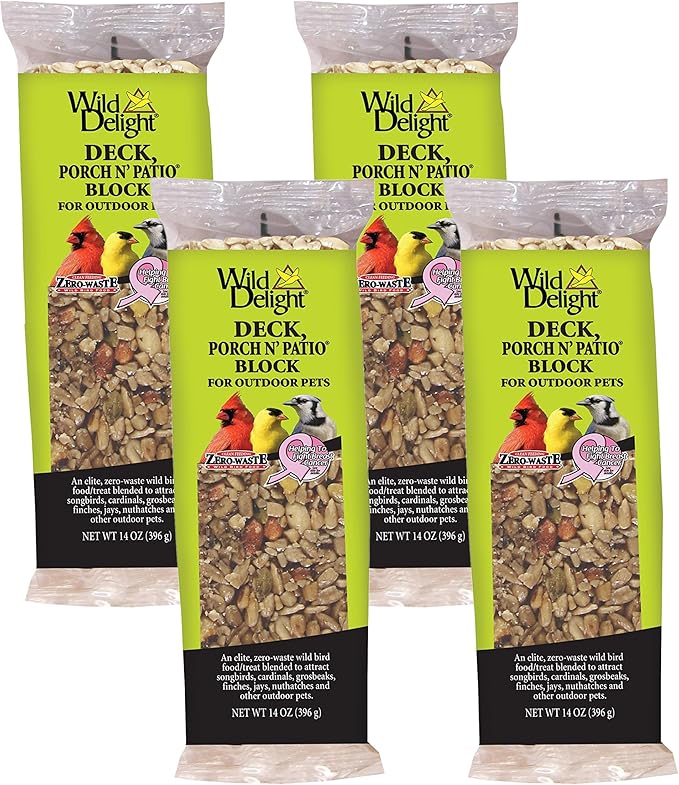 Wild Delight Deck, Porch N' Patio Block, 14 oz (Pack of 4)