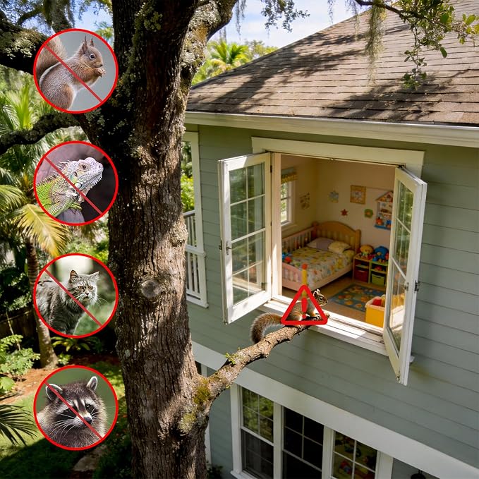 Thickened PVC Tree Guard - Transparent, Iguana & Squirrel Deterrent, Reusable Wrap
