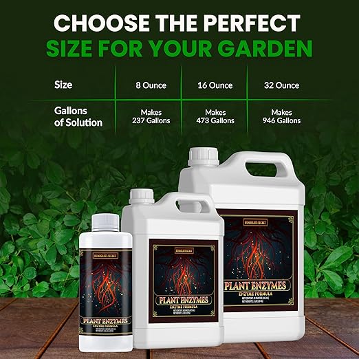 Humboldts Secret Plant Enzymes | 7,000 Active Units per mL | Root & Soil Enzyme Additive for Hydroponic and Aeroponic Systems | Boosts Growth and Root Strength for Maximum Nutrient Uptake | 8 Ounce