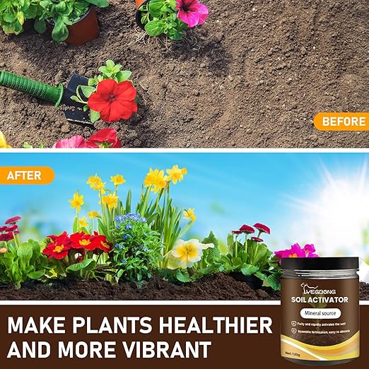 2Pcs Soil Activator, Soil Pro Activator, Nauticos SoilActivator, Organic Soil Activators and Plant Fertilizers Enhance Growth for Vegetables & All Plants