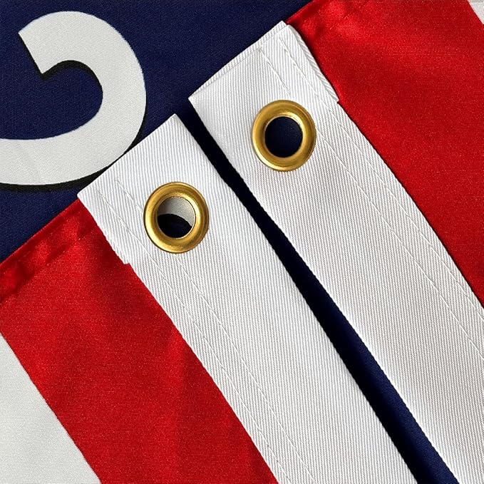 Jayus Double Sided 250th Anniversary American USA Flags 4x6 Outdoor- Vivid Colors 3Ply 1776-2026 250 Years Birthday Patriotic Flags Banners- Heavy Duty 100% Polyester with 2 Brass Grommets