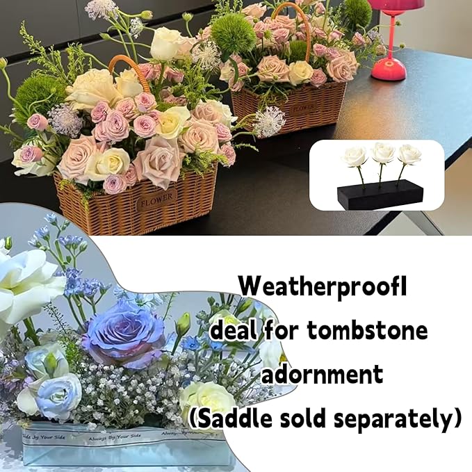 4 Piece Reusable Floral Foam Blocks black, 11.8 x 4.7 x 2 Inch, Water Resistant, for Artificial Flower Arrangements, Outdoor Planters, Wedding Decor (4, 11.8 x 4.7 x 2)