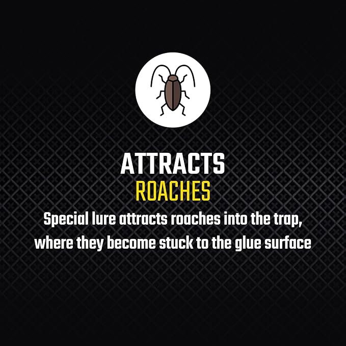 Roach Motel Traps 2 Count, Contains No Pesticides, Hides Dead Bugs, 12 Pack