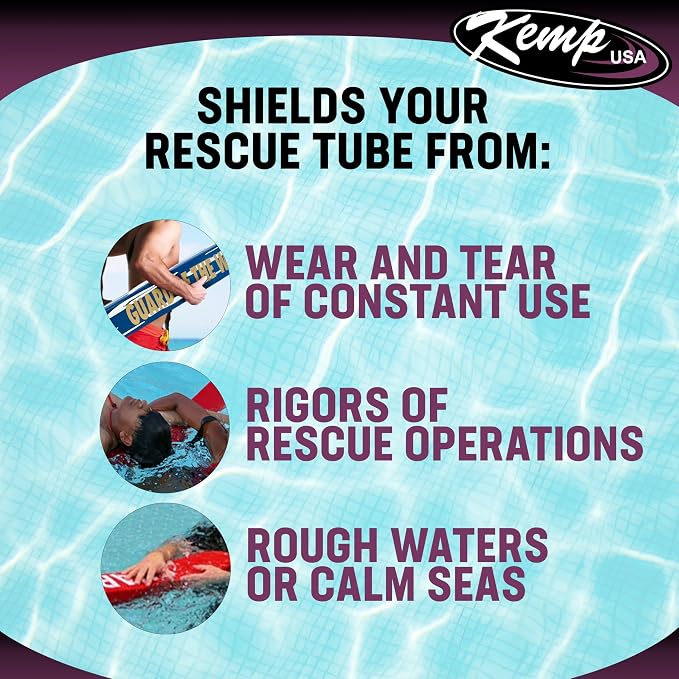 Kemp USA Rescue Tube Cover with White Guard Logo