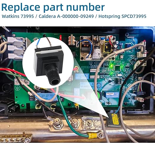 Hot Tub Spa Heater Pressure Switch for Watkins 73995 Solana Caldera Hot Spring&Spot 2010+ Relay/Rhythm/Tempo&2011+ SX TX,2006-2009 Solana RX SX TX,2010+ Caldera Palatino/Marino