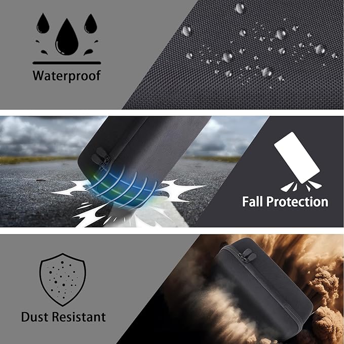 co2CREA Hard Travel Case Compatible with Anker SOLIX C200 DC Power Bank Station, Outdoor 192Wh 60,000mAh Portable Power Station, 200W Solar Generator