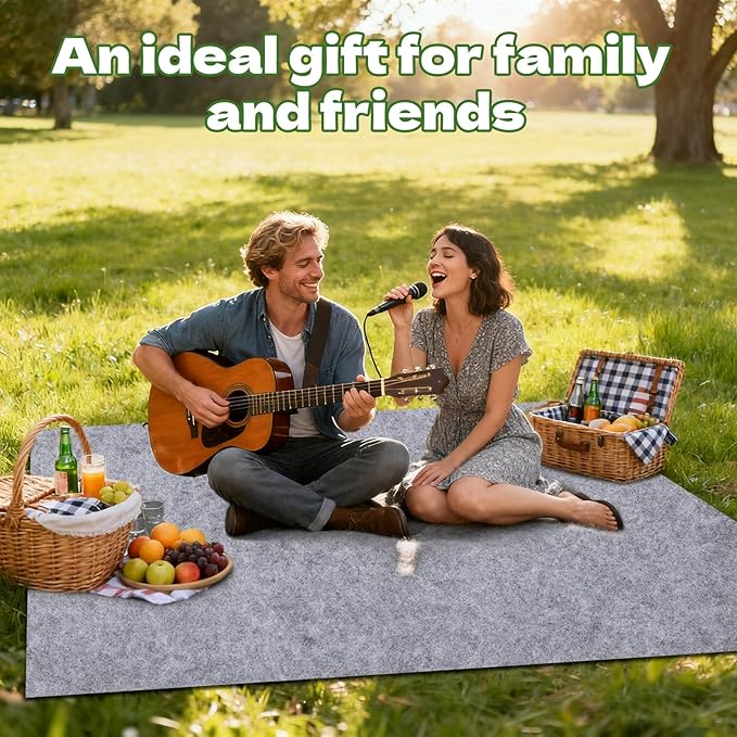 6.6 x 4 FT Outdoor Storage Shed Mat Waterproof Storage Shed Flooring Mat Thickened Soft Patio Furniture Pad Washable with Non Slip Backing Warehouse Not Included, Gray
