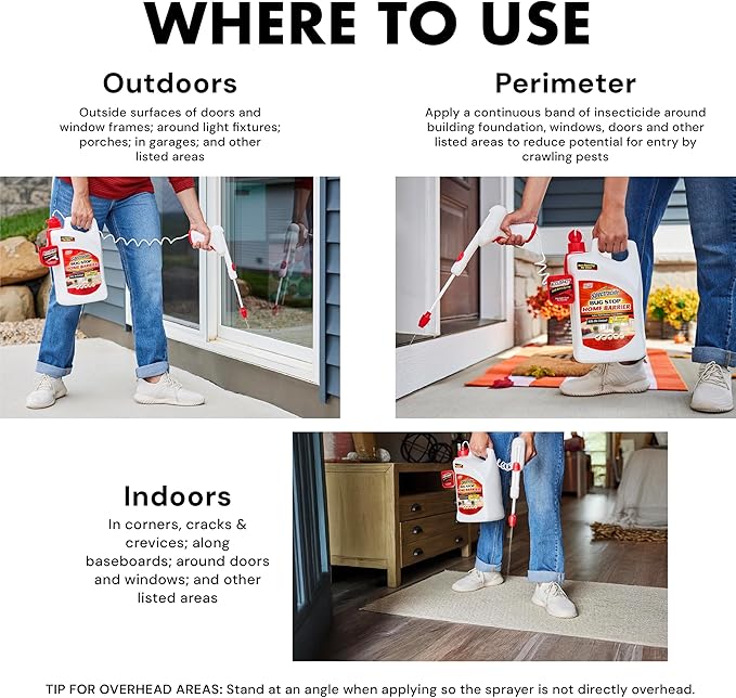Spectracide Bug Stop Home Barrier, 1-Gallon (4 Pack)