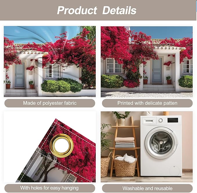 7 * 16FT Summer Garage Door Cover Decorations Sunset Palm Trees Garage Door Banner for Outdoor Indoor Summer Party Photography Backdrop (red, 6 * 13 ft)