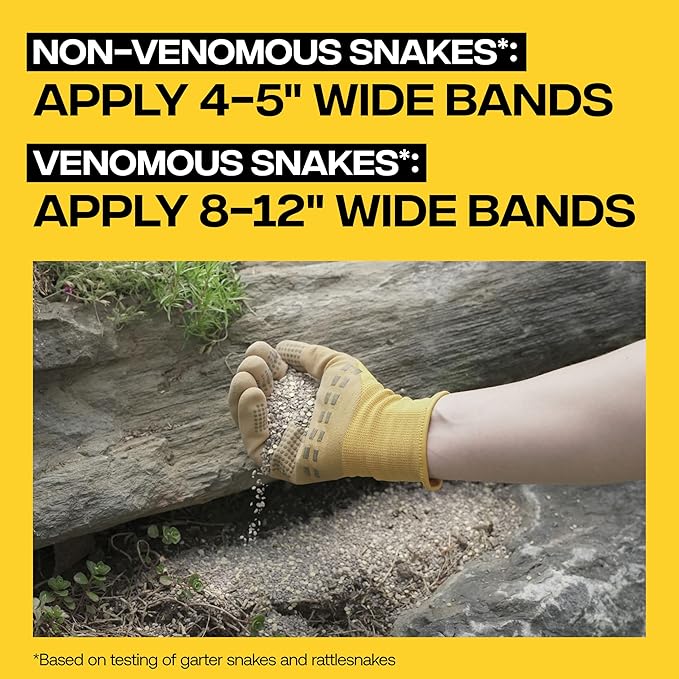 Victor VP362 Snake-A-Way Outdoor Snake Repellent for Yard, Repelling Granules for Poisonous and Non-Poisonous Snakes - 28 LBs
