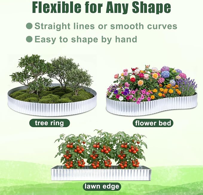 6 Inch 50 Pack Landscape Staples & Garden Edging