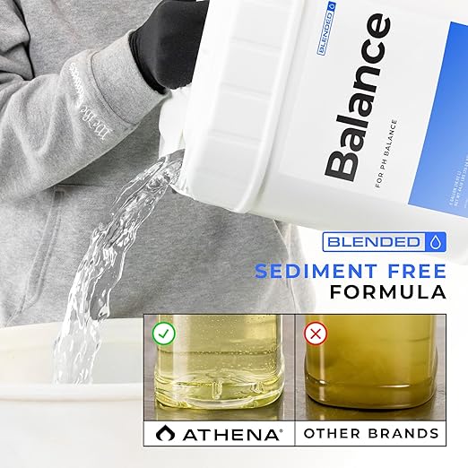 Athena Blended Balance | Liquid pH Buffer & Stabilizer for RO Water | Formula for Hydroponics | Sediment-Free, Dosatron Compatible | 5 Gallon