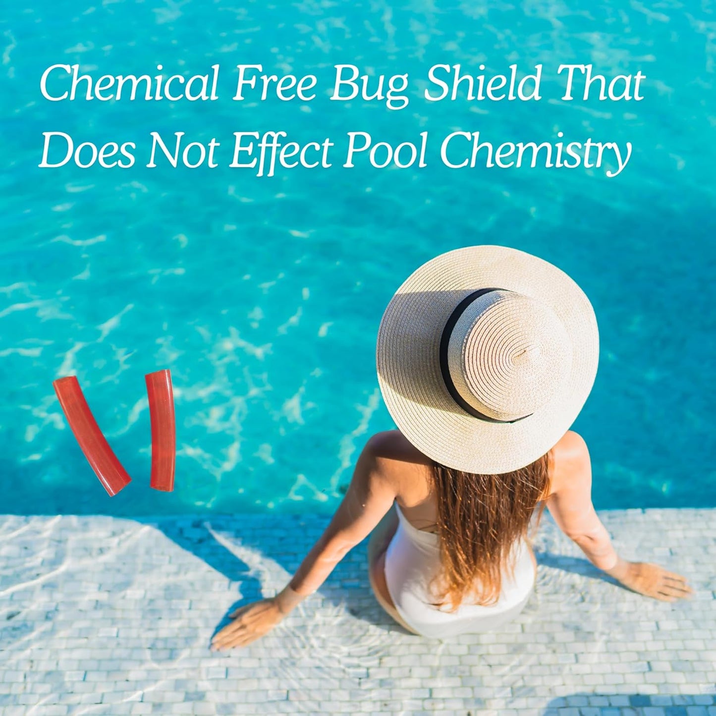 Waters Choice Buzz Off Ion Shield – Chemical-Free Bug Deterrent, Lasts One Pool Season