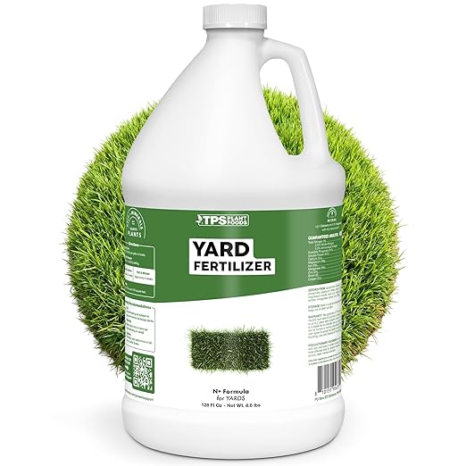 Yard Fertilizer – Liquid Lawn & Grass Fertilizer for Green, Healthy Turf, 1 Gallon