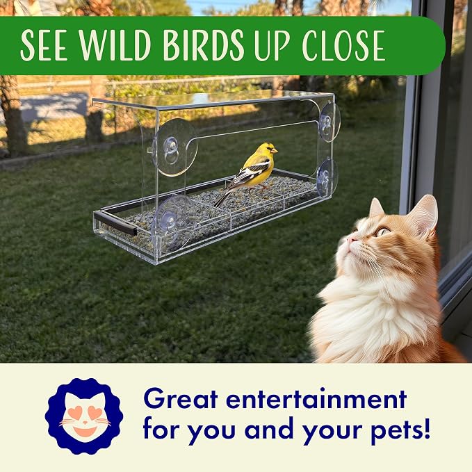 Long Style Bird Feeder with Hole