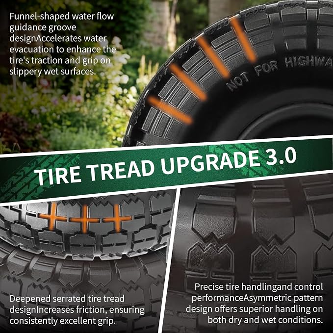 10 Inch Soild Dolly Tire Wheels 5/8" Axle,4.10/3.50-4 Tire and Dolly Wheel Flat Free for Hand Truck,Wheelbarrow Garden Cart, Wagon,Lawn Mower and Gorilla Cart Tires(4 Packs,Black)