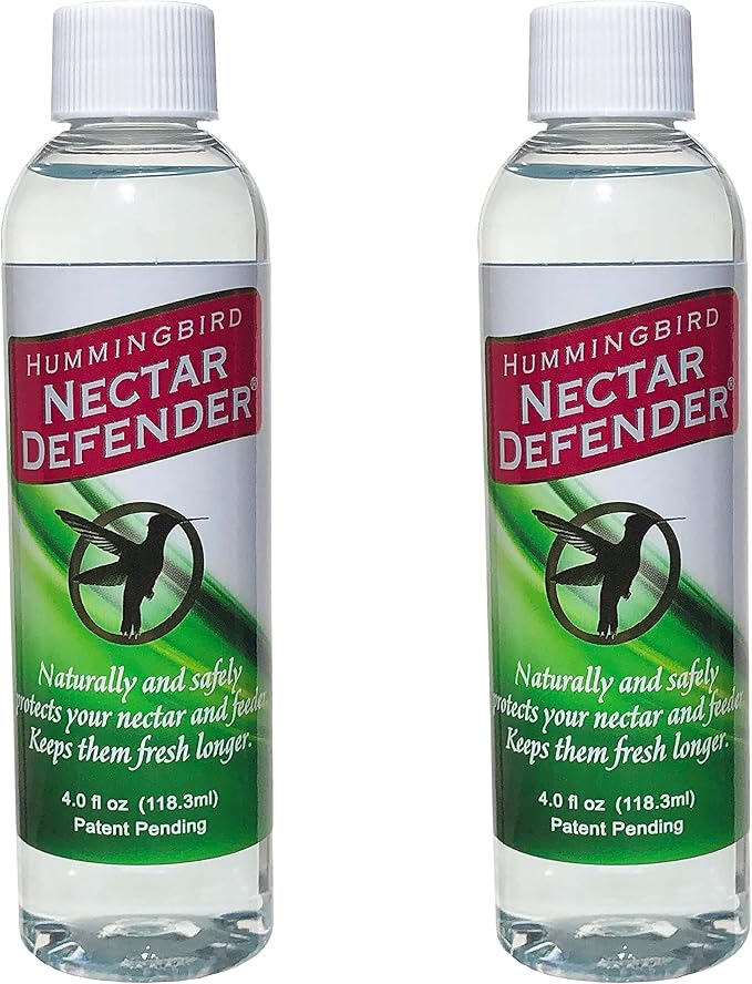 Sapphire Labs Nectar Defender - Hummingbird Nectar Extender That Prolongs The Life of Nectar for Hummingbird Feeders - It Works Exceptionally Well During Warm Weather Months - 2 Pack