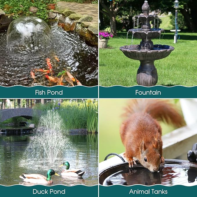 Antfraer 55W Solar Pond Filter, Solar Fountain Pump with Pond Filter Kit Adjustable Flow, Pond Filter Box with Filter Medias for Outdoor Ponds Fish Tank Pool Waterfall Koi Pond Water Features
