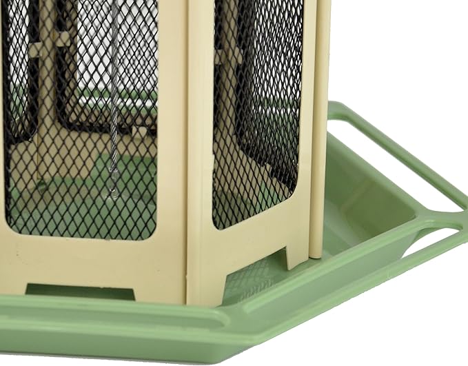 Perky-Pet Pistachio Gazebo Feeder - Wild Bird Feeder - GAZ01, Pistachio - Holds up to 3.5 lb Seeds - Easy to Fill, Easy to Clean, Rust Resistant Finish