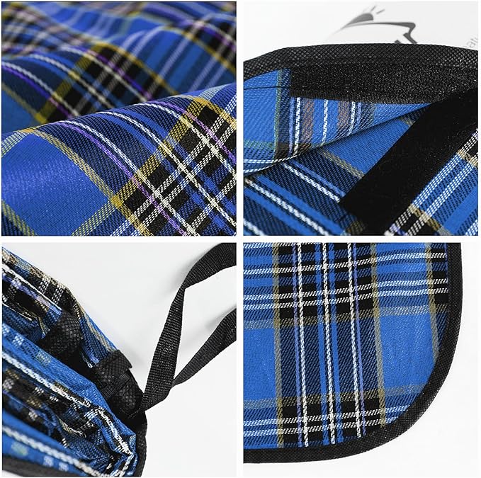 Wind Tour Family Outdoor Waterproof Durable Picnic Blankets with Carry Strap,Foldable 50×70.9 inch Sandproof Beach Mat for Kids Playground Camping Park Hiking Grass Travelling
