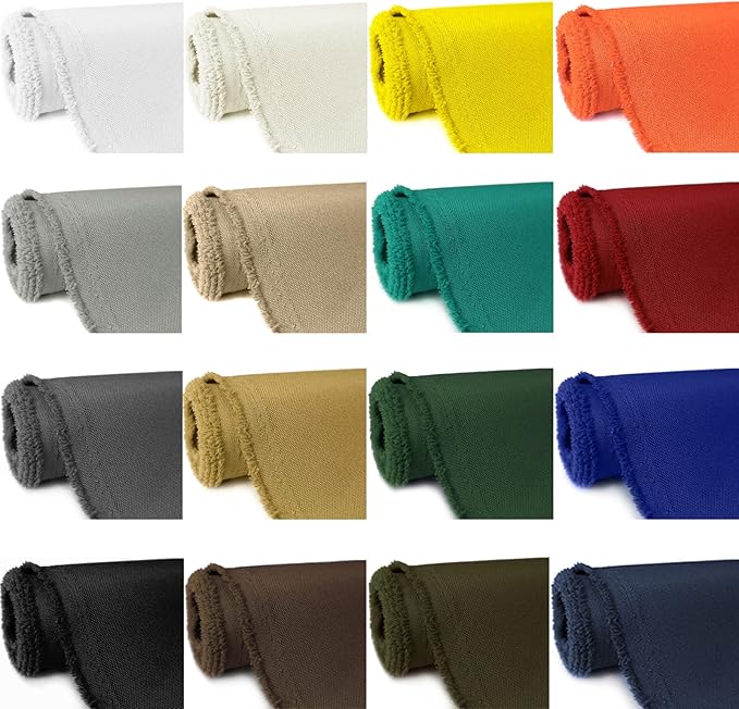 Waterproof Canvas Fabric by The Yard 58" W 600D Upholstery Polyester Material Indoor Outdoor Water Resistant Fabric for Chair Cushion Furniture Cover Sewing DIY Cloth, 5 Yards Navy Blue