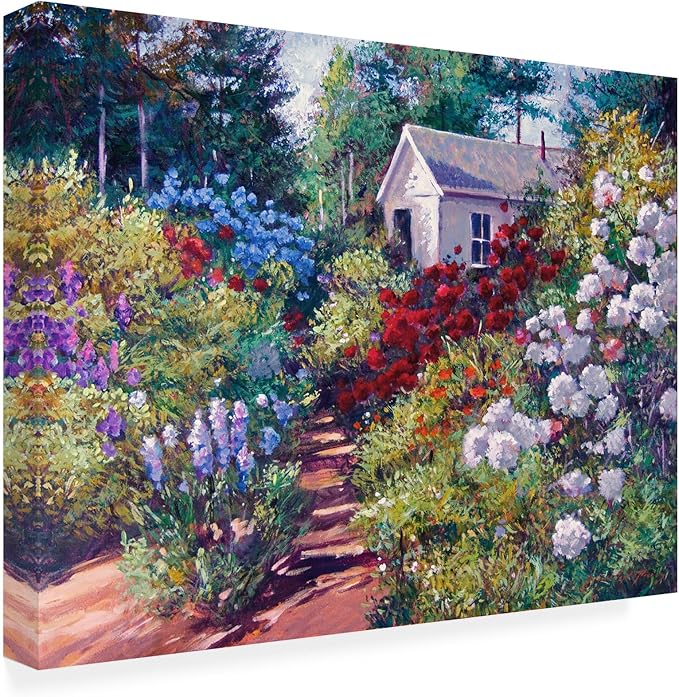 Trademark Fine Art David Lloyd Glover 'The Gardener's Shed' Outdoor Canvas 14x19