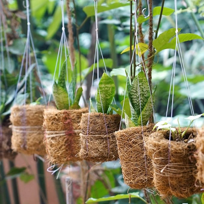 Ysglory 2 Rolls Coconut Liners for Planters 16x118 Natural Coco Fiber Coir Liner Roll Coconut Fiber Pad for Hanging Baskets Planters DIY Moss Pole Pet Reptile Carpet or Mat