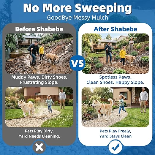 Mulch Glue, 4Gallon Rock Glue for Landscaping Strong Adhesion of Pea Gravel Stabilizer Landscape, Long-Lasting Weather-Resistant Lock Gravel Binder for Pebble, Pine Straw, Landscape Edging
