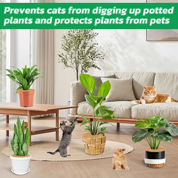 Legigo 10pcs Coconut Fiber Mulch Ring Tree Plant Protector Mat, 9 Inch Natural Coco Coir Tree Mulch Ring Plant Pot Soil Cover, Tree Rings Disc Plant Cover for Indoor Outdoor Plants, Landscaping