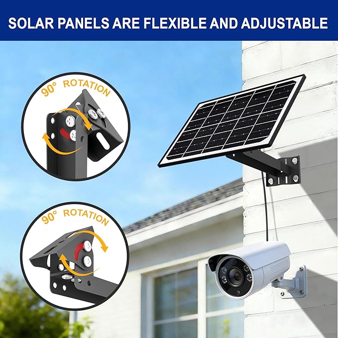 Eco-friendly 6W 5V Monocrystalline Solar Panel, Type-C Interface, IP66 Waterproof, 6.5-foot Cable, High Conversion Rate, Compatible with Various Electronic Devices