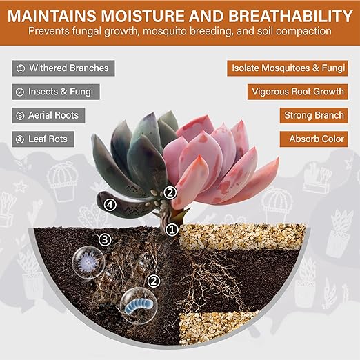 NUPICK 1-2mm Coarse Sand for Plants, 3lb Horticultural Grit for Succulents, Desert Silica Sand for Cactus, Decorative Gravel for Landscaping, Gold Grit for Aquariums, Bonsai, Vases Fillers