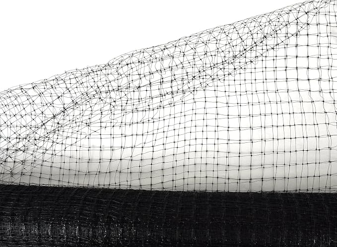 Easy Gardener 6050AZ Netting and Fencing, 7 ft X 100 ft, Black (Pack of 2)