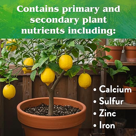Down To Earth All Natural Fertilizers Organic Citrus Mix - Plant Food for Lemons, Limes, Oranges and Avocados 6-3-3, 15 lb