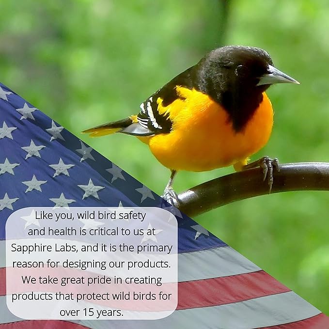 Sapphire Labs Nectar Defender - Hummingbird Nectar Extender That Prolongs The Life of Nectar for Hummingbird Feeders - It Works Exceptionally Well During Warm Weather Months - 2 Pack