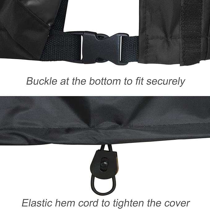 Porch Shield Waterproof Universal Generator Cover 24 x 18 x 18 inch - for Most Generators 3000-4500 Watt, Black