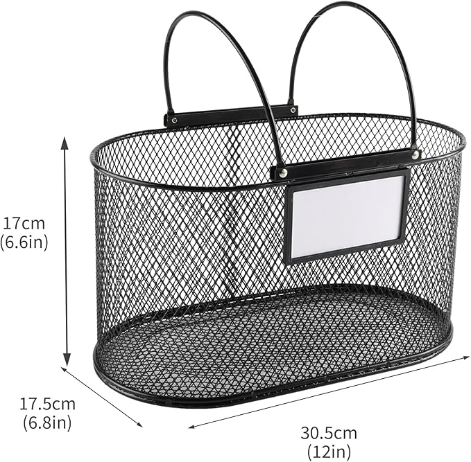 Metal Garden Harvest Basket,Mesh Wire Picnic Basket with Handle,Picnic Accessories,Garden Baskets for Gathering Vegetables,Fruits,Egg,Kitchen