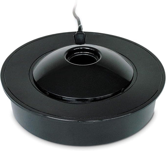 K&H Pet Products Pond Heater for Outdoor Ponds with Fish, Thermo-Pond 3.0 Deicer Keeps a Hold in the Ice for Oxygen Exchange for Live Fish, Energy Efficient, Safety Listed - 12in Black 100W