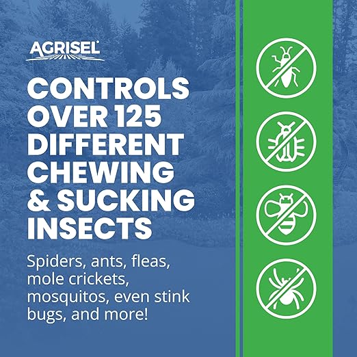 Agrisel Bifenthrin Pro 7.9, Insect Control, Safe for Plants & Crops, Insecticide, Effective Against 125+ Insects, Includes 3-Pack of Agrisel Protective Gloves, 1 Gallon