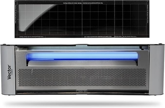Catchmaster Vector Plasma One Wall-Mounted UV Fly Light Trap - 1,900 sq. ft. Catch Zone, UV Lamp Fly Trap for Dining Rooms, Commercial Kitchens, Fresh & Dry Food Storage, and Clean Medical Spaces