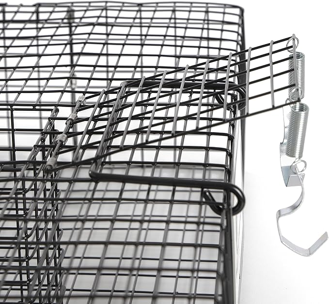 Rugged Ranch 4‑Pack Ratinator Multi‑Catch Rat Trap, Wire Cage, 26.5"x16.5"x6" Each - Live Catch‑and‑Release, 2‑Door Humane Rodent Control, No‑Poison Outdoor Use