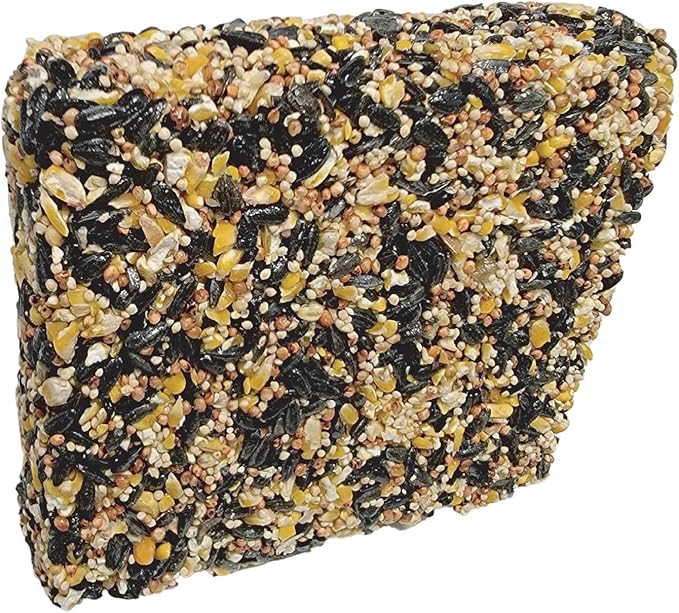 Wildlife Sciences Songbird Treats Seed Bars | 12 Pack of 8 oz Bird Seed Cakes for Wild Birds (Sun & Harv)