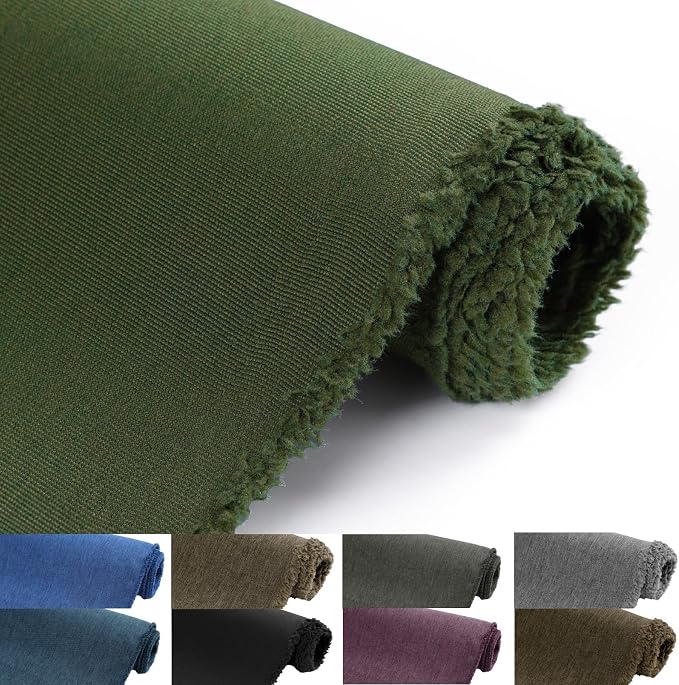 Waterproof Canvas Fabric by The Yard, 58inch 600D Upholstery Fabric Polyester Material Outdoor Water Resistant Material for Sewing Chair Patio Cushion Bag Sofa Seat Repair, 8 Yard Green