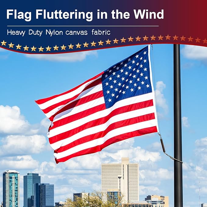 2.5x4 American Flag Outdoor Heavy Duty,2.5by 4American Flag,2.5' x 4' AmericaFlag,America Flags For Outside 2.5x4,Embroidered USAFlag 2.5x 4,Long Lasting Best High Wind all Weather USFlags